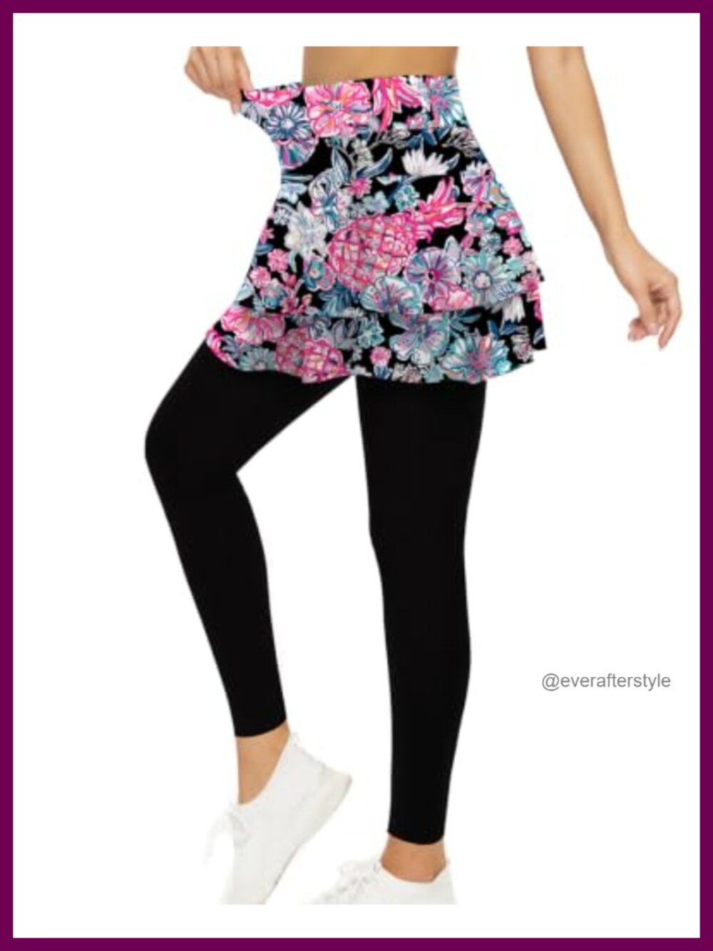 Pleated Tennis Skirted Leggings High Waisted Golf Skort with Pockets